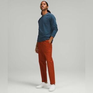 Lululemon ABC Bowline Utilitech Pants Aztec Brick Tapered Mens L 31 Inseam